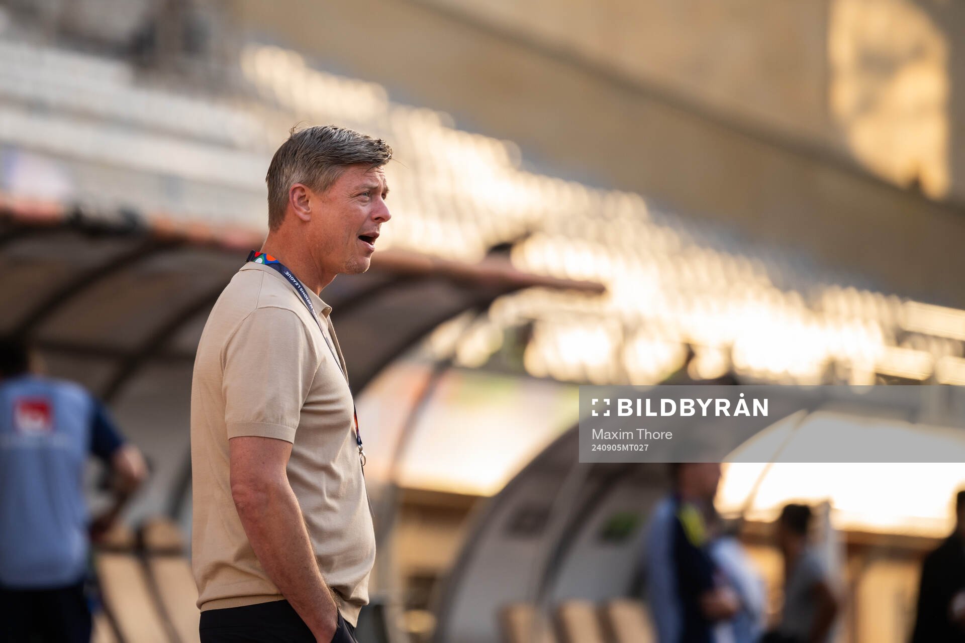Head coach Jon Dahl Tomasson of Sweden