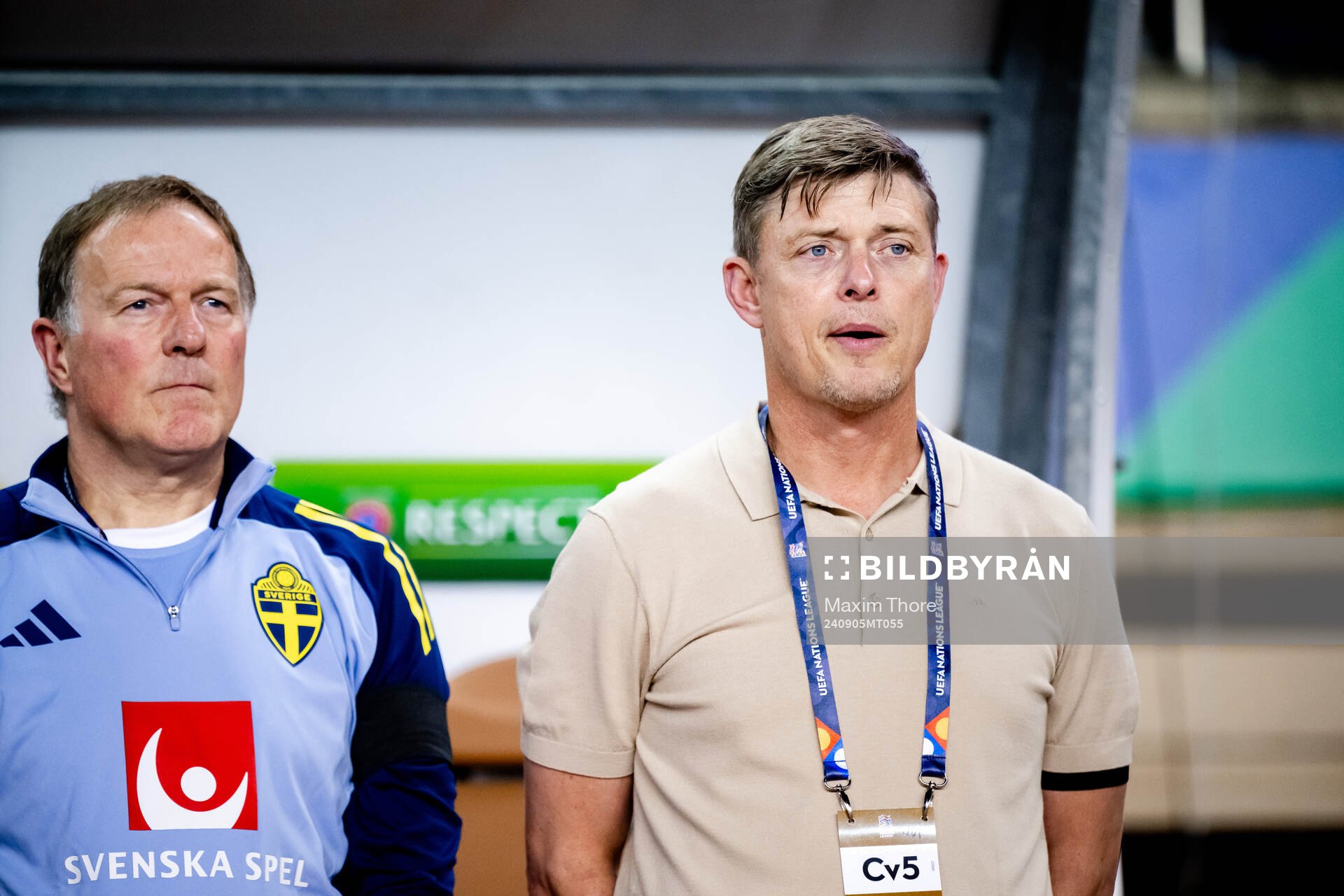 Head coach Jon Dahl Tomasson of Sweden