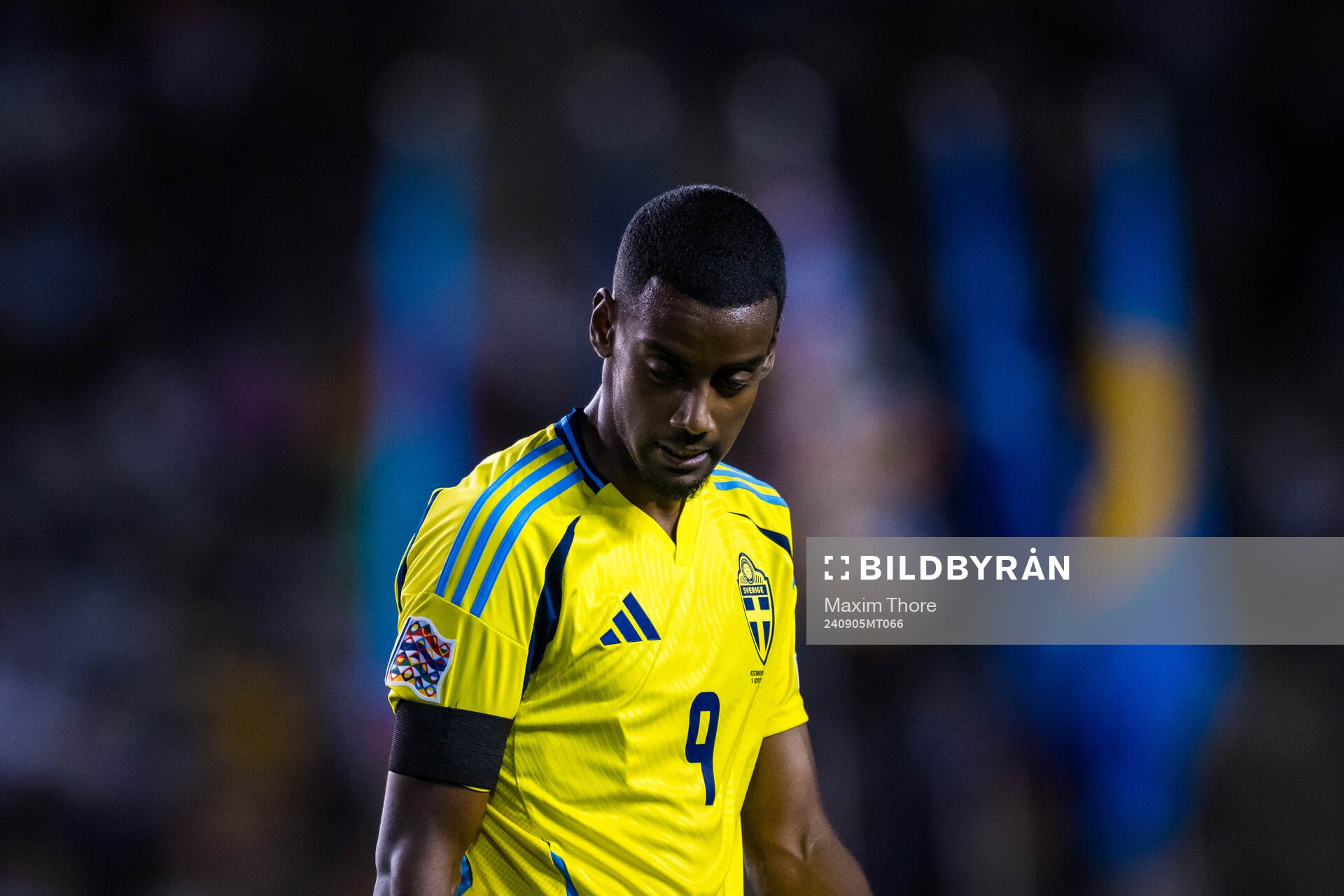 Alexander Isak of Sweden