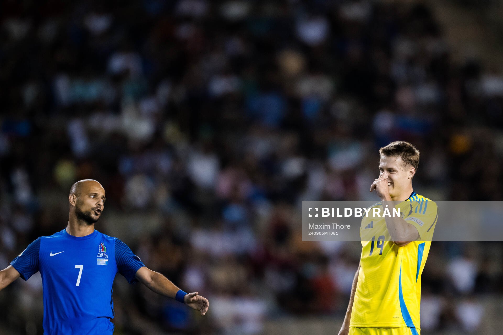 Mattias Svanberg of Sweden looks dejected