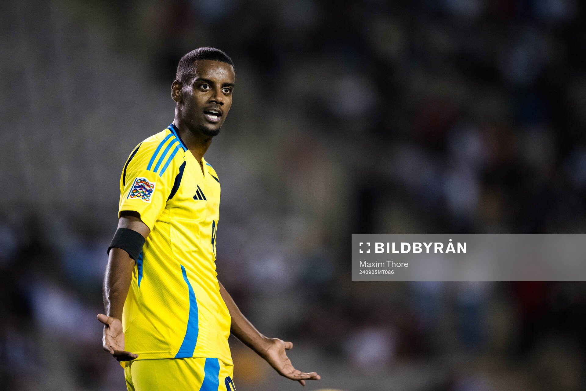Alexander Isak of Sweden