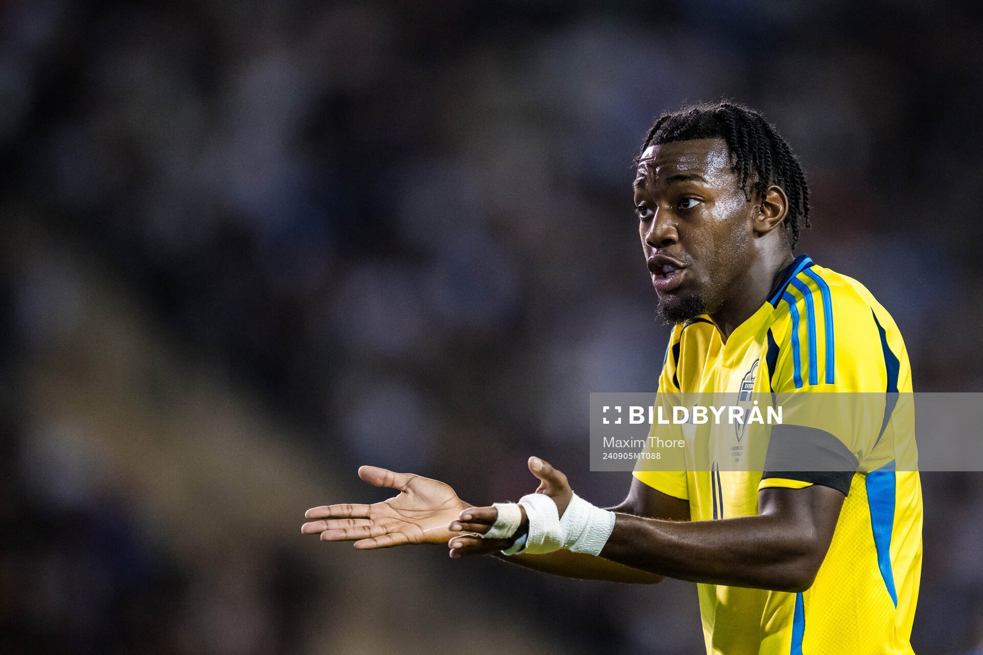 Anthony Elanga of Sweden