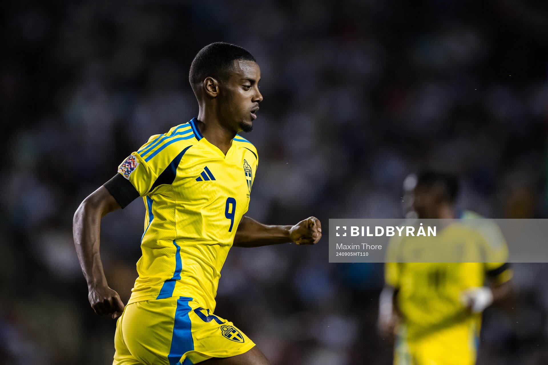 Alexander Isak of Sweden
