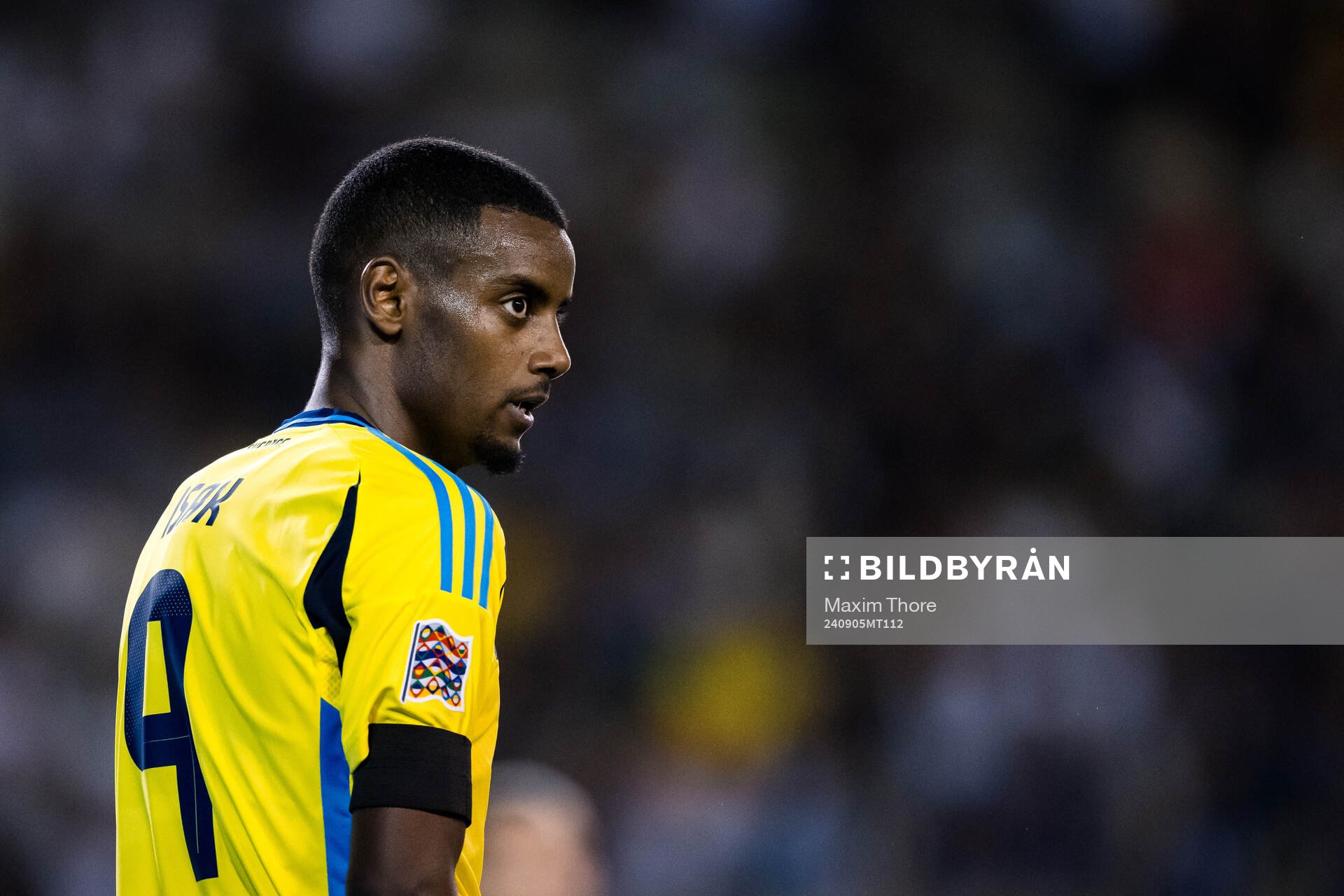 Alexander Isak of Sweden