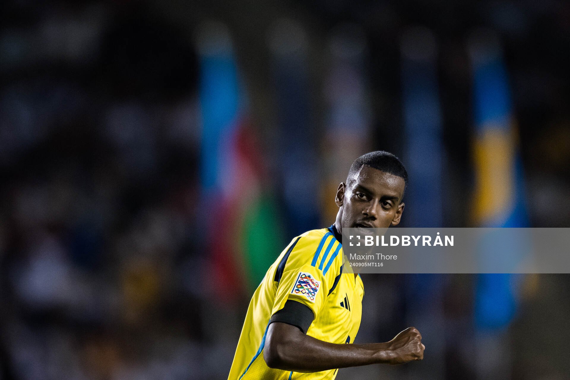 Alexander Isak of Sweden