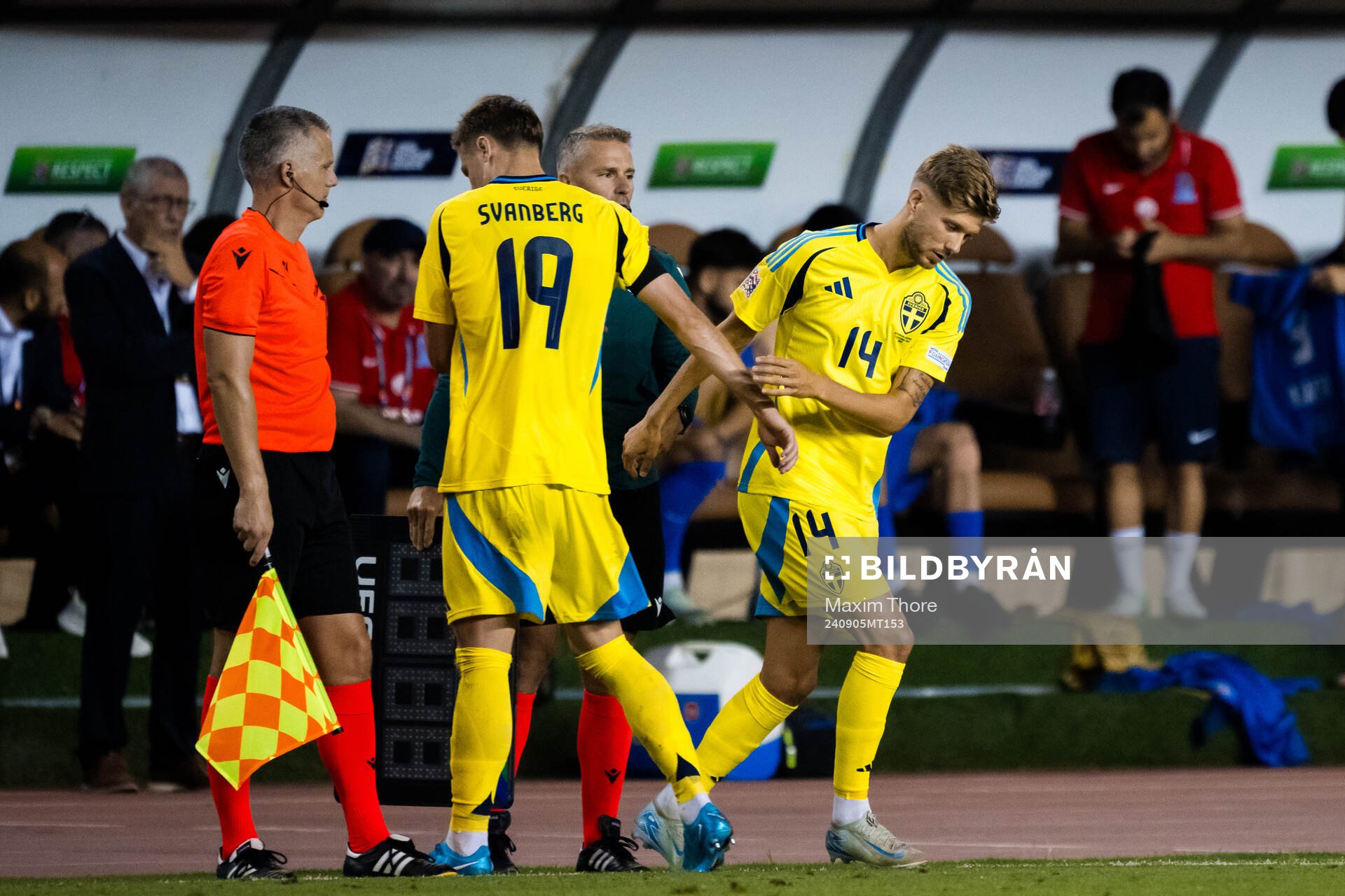 Mattias Svanberg and Anton Salétros of Sweden