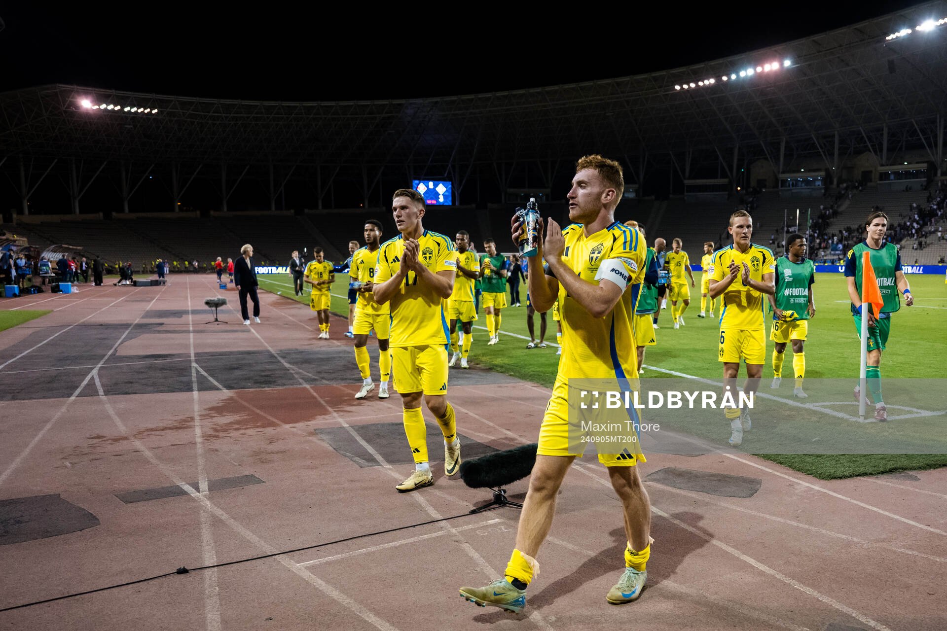 Dejan Kulusevski of Sweden celebrates