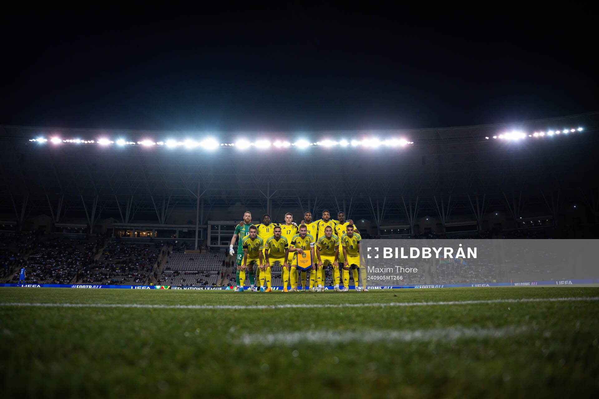 The starting eleven of Sweden