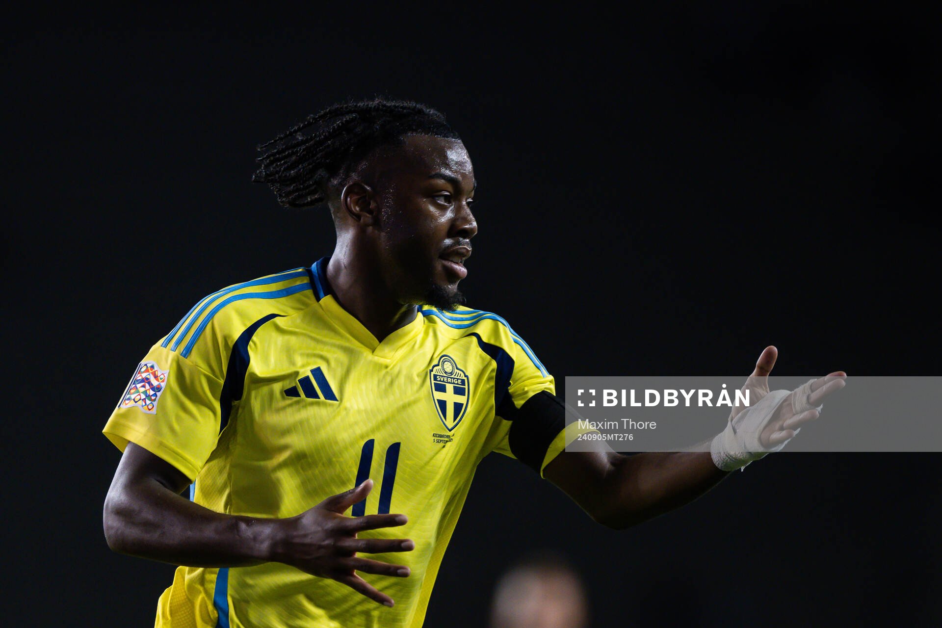 Anthony Elanga of Sweden
