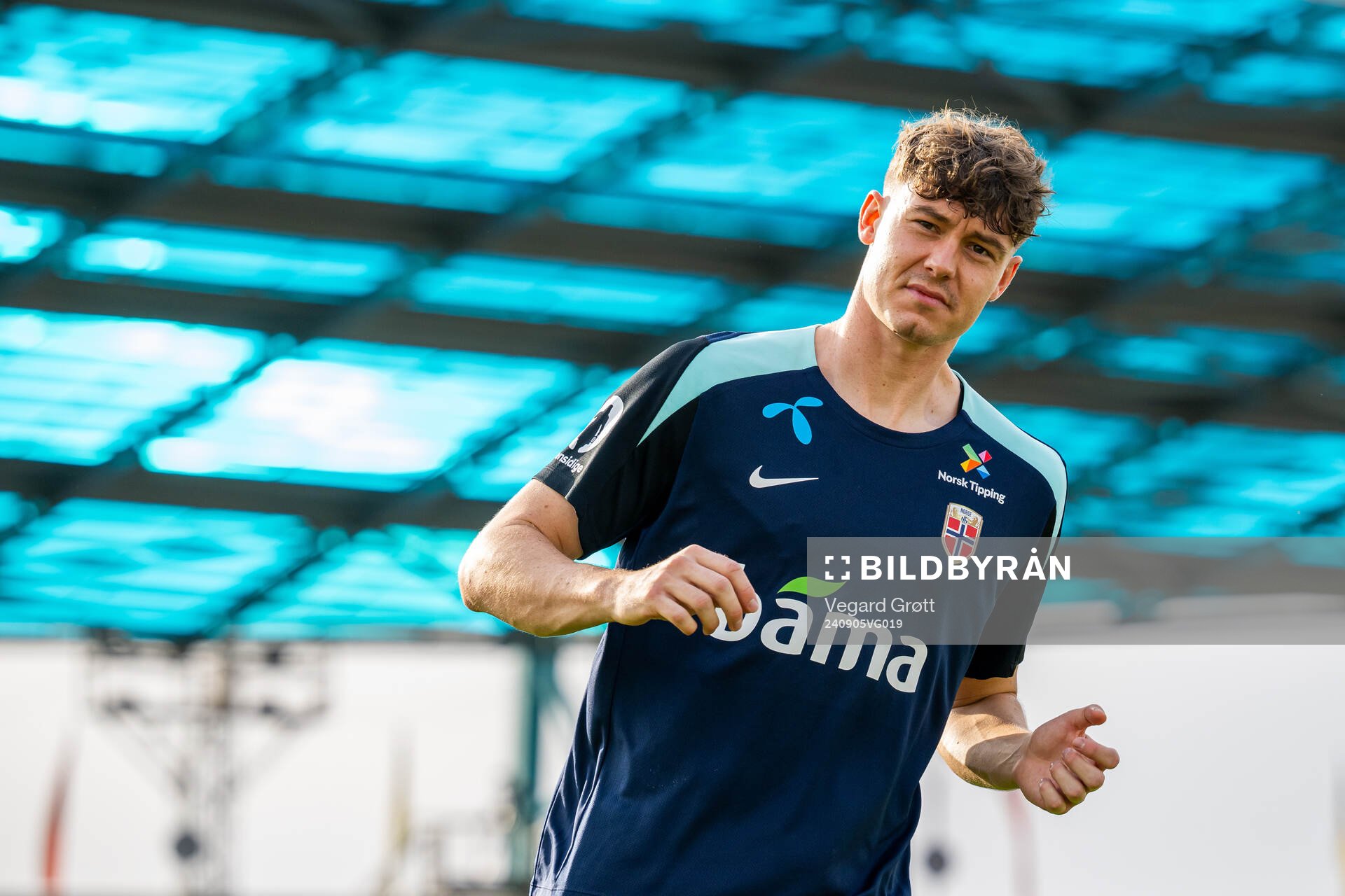 Jørgen Strand Larsen of the Norwegian national football