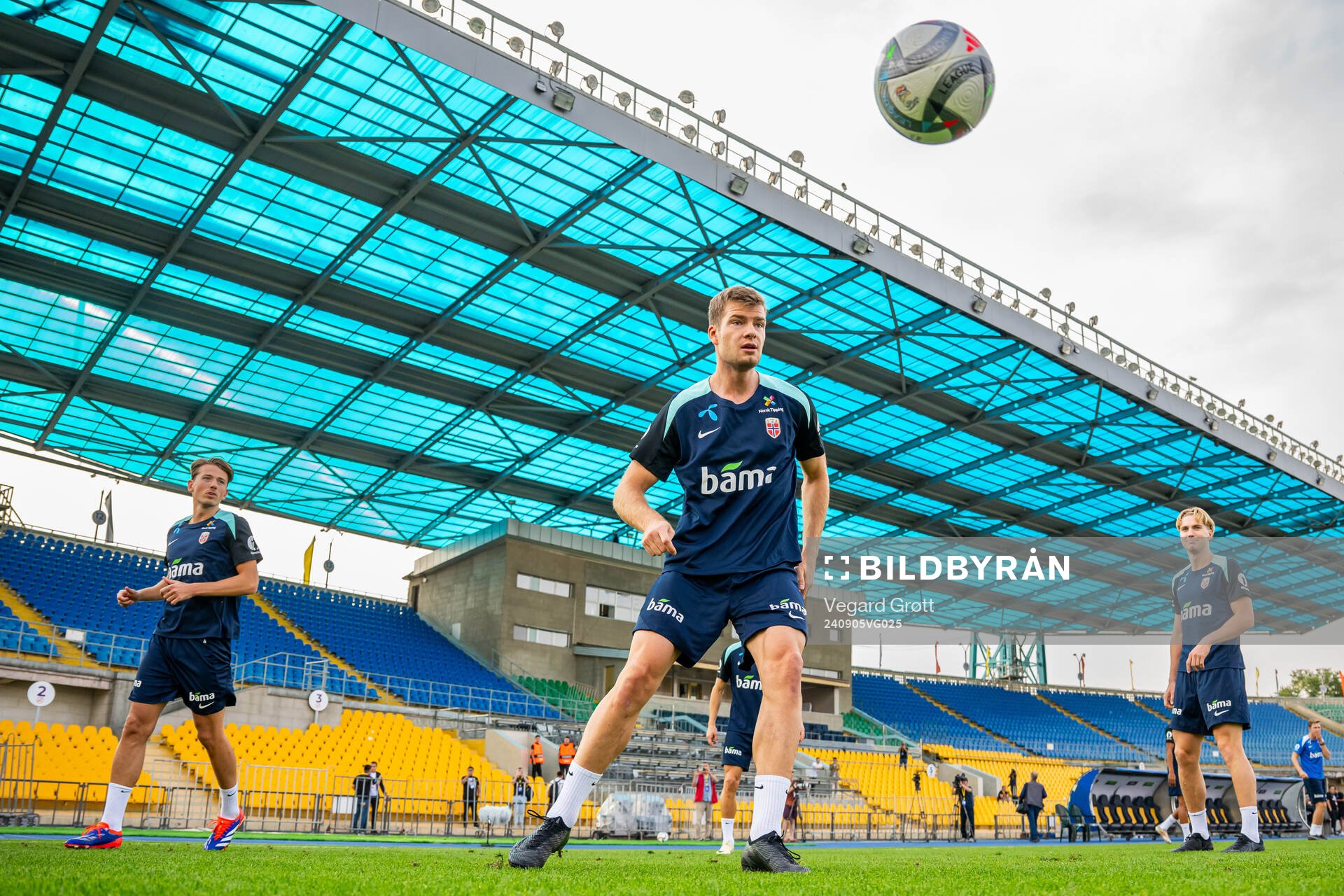 Alexander Sørloth of the Norwegian national football team