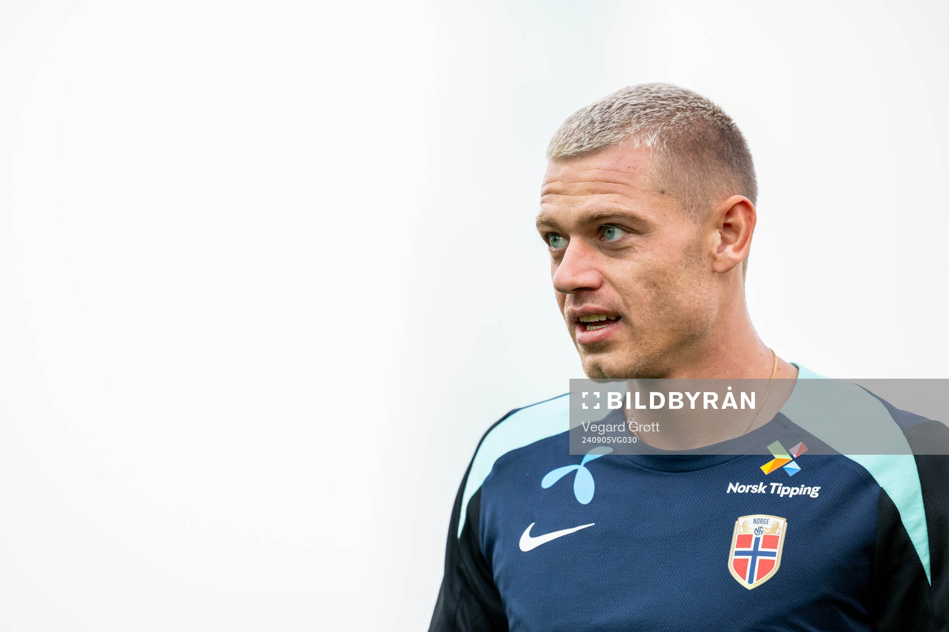 Julian Ryerson of the Norwegian national football team