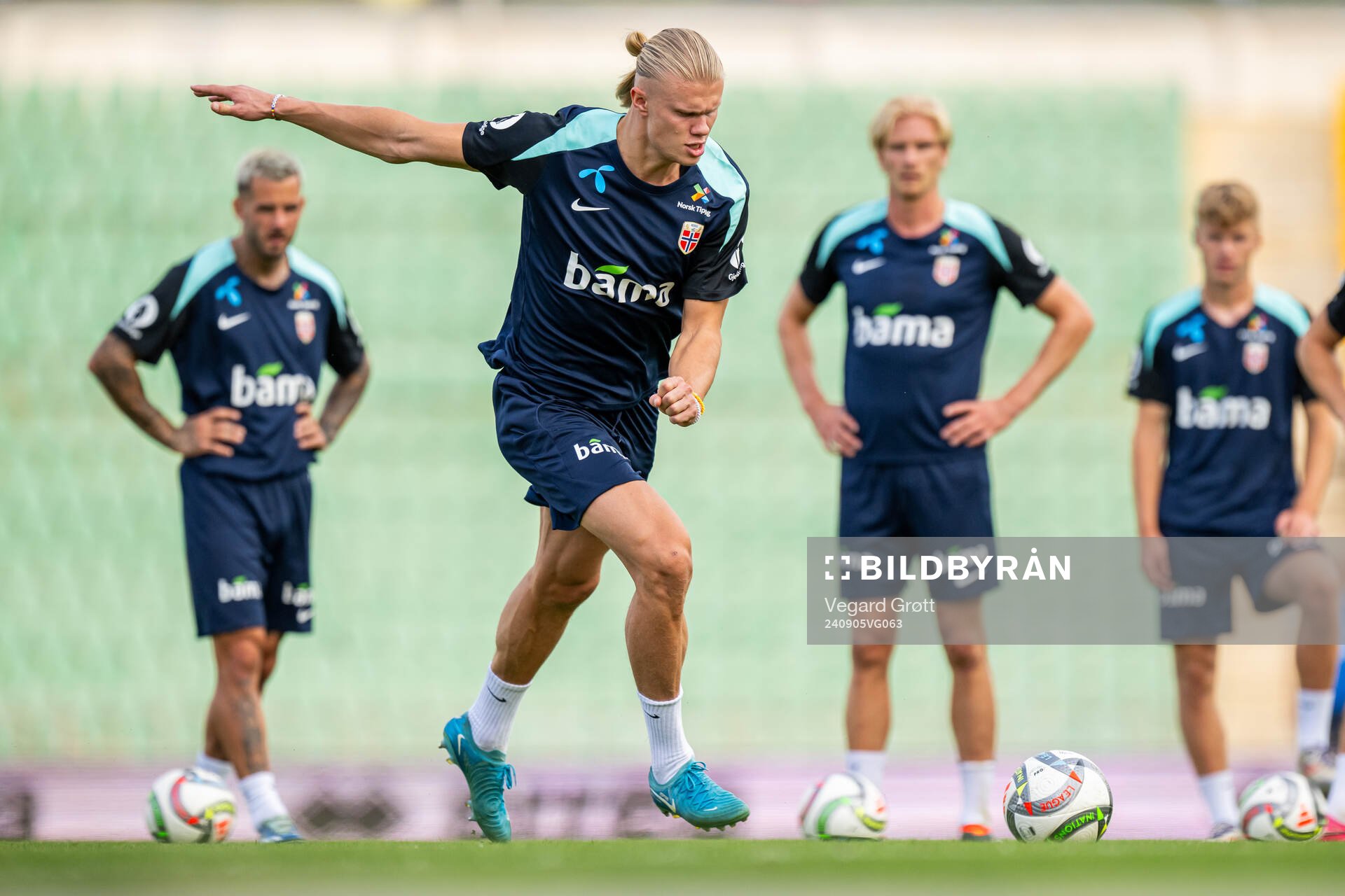 Erling Braut Haaland of the Norwegian national football team