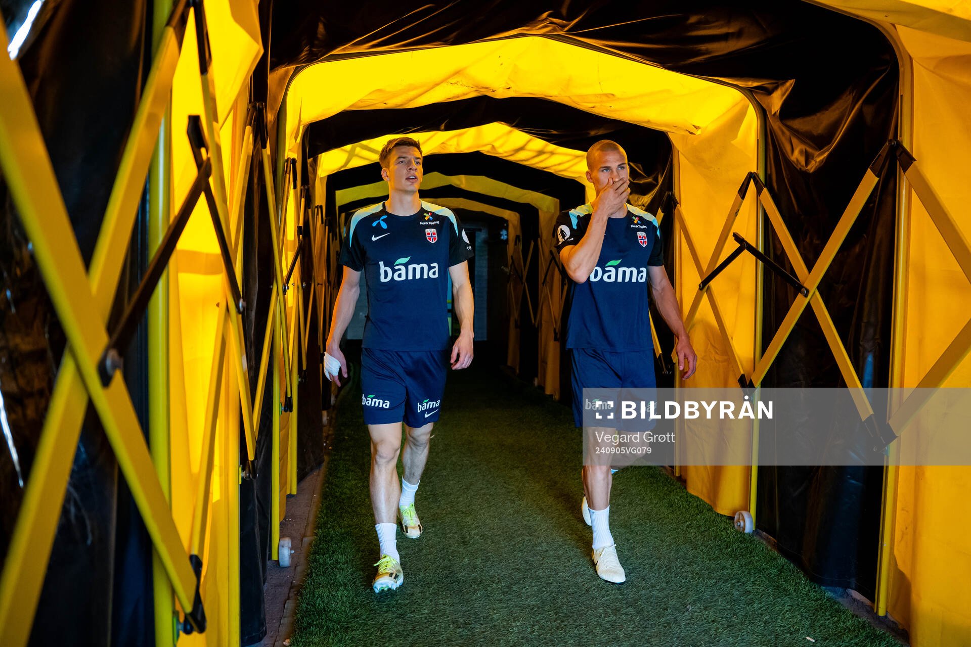 Jostein Gundersen and Leo Skiri Østigård of the Norwegian