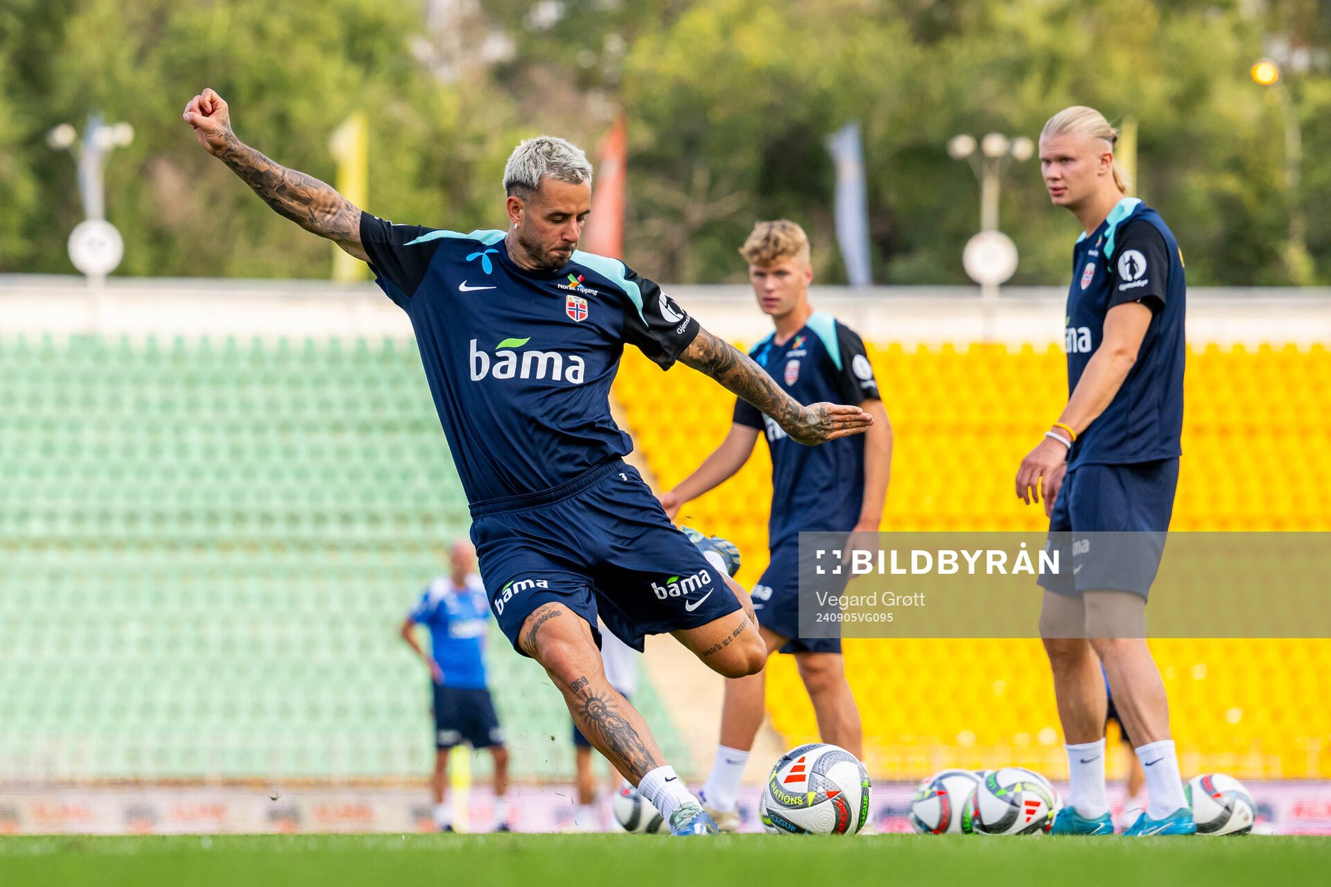 Aron Dønnum of the Norwegian national football team