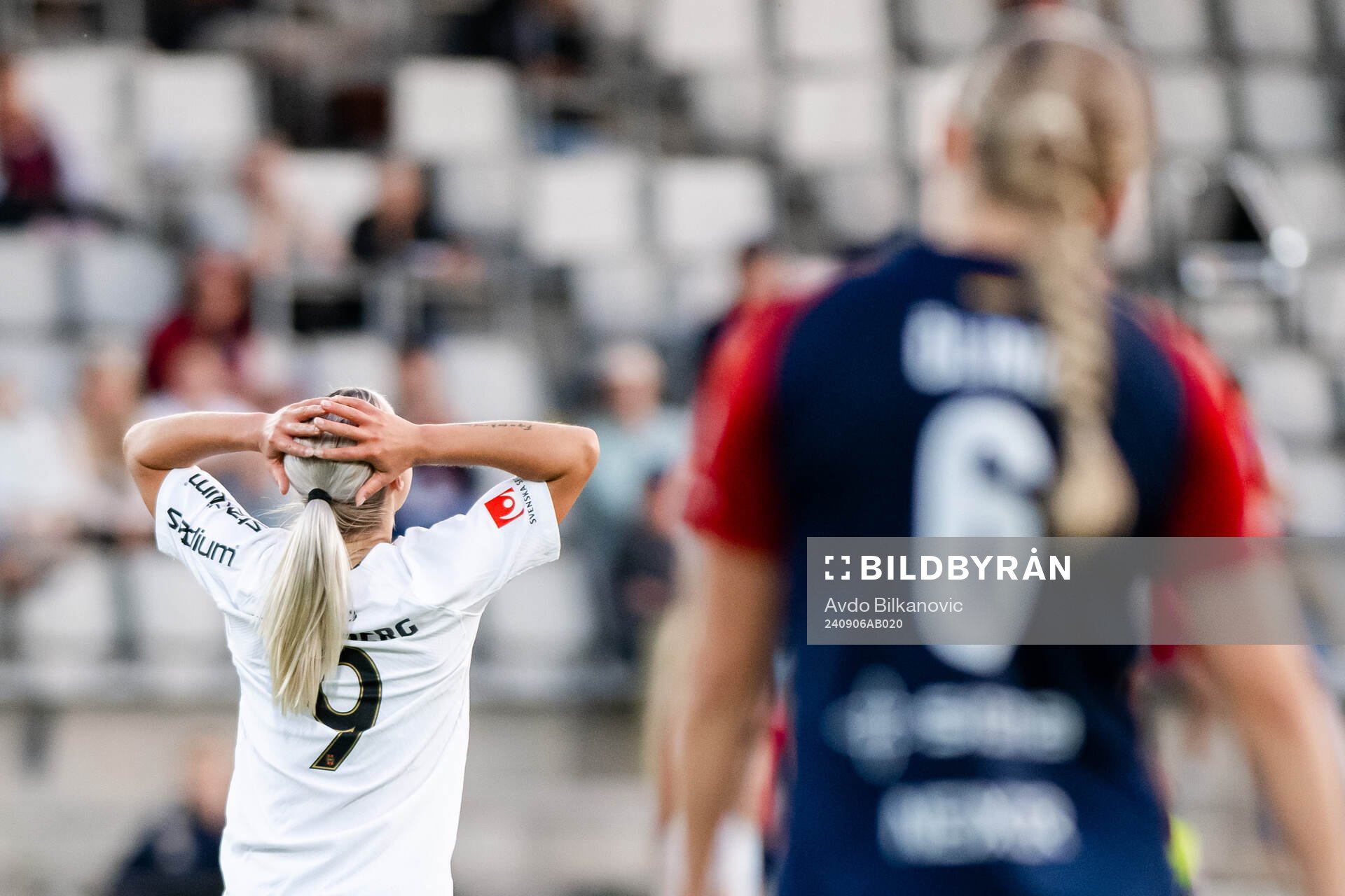 Brommapojkarnas Johanna Svedberg deppar