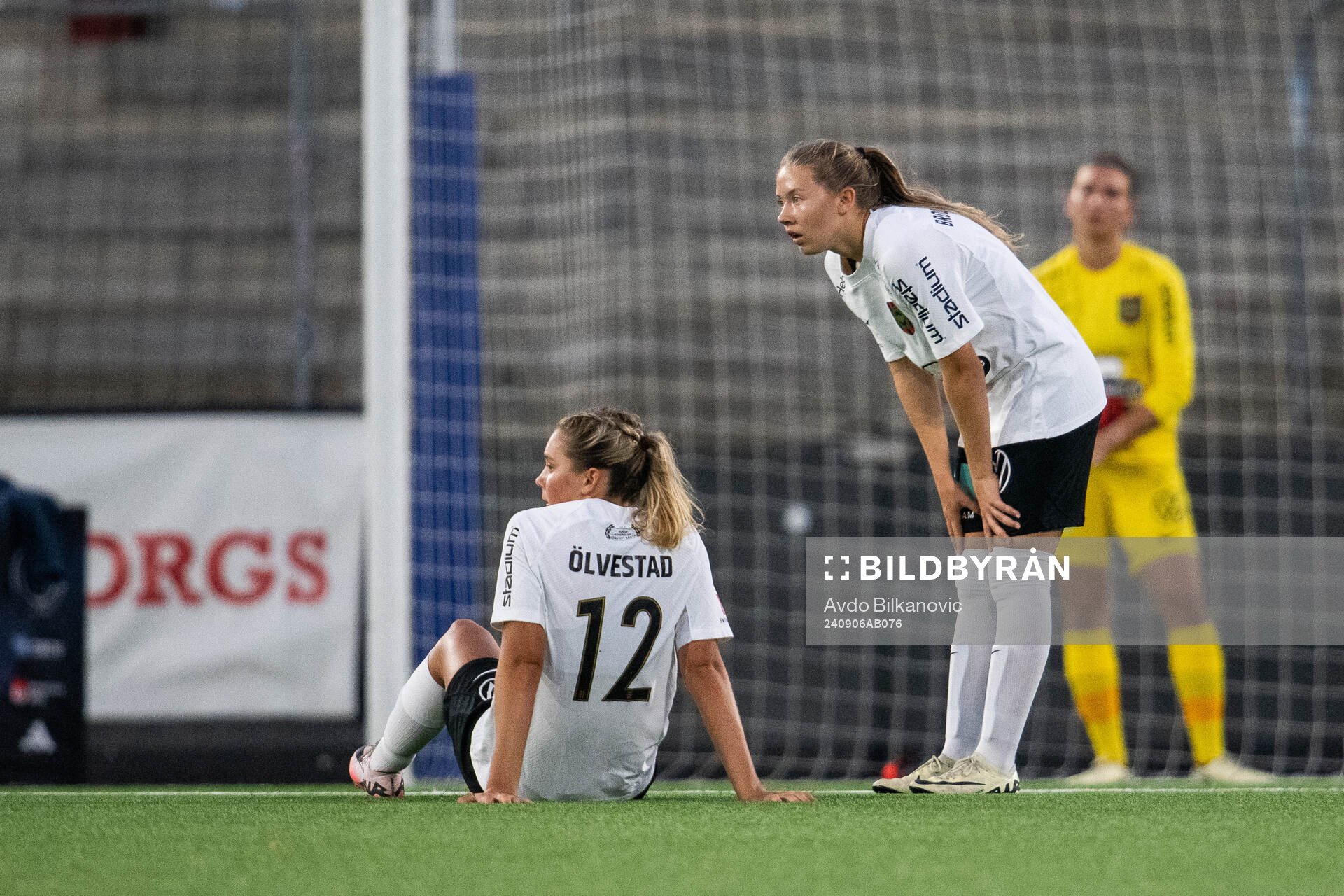 Brommapojkarnas Tuva Ölvestad och Paula Broddner Klingspor