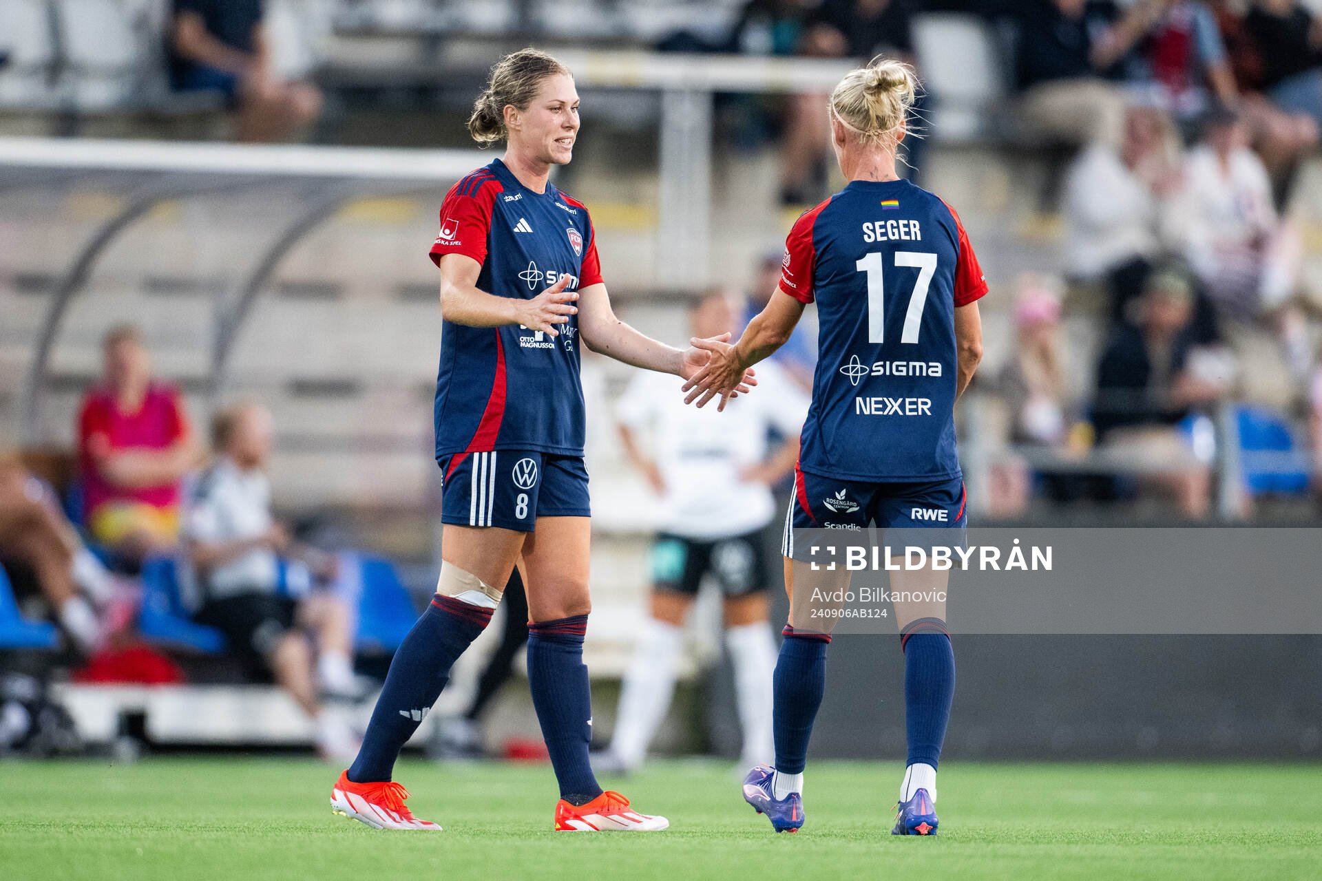 FC Rosengårds Caroline Seger lånar fotbollsplan