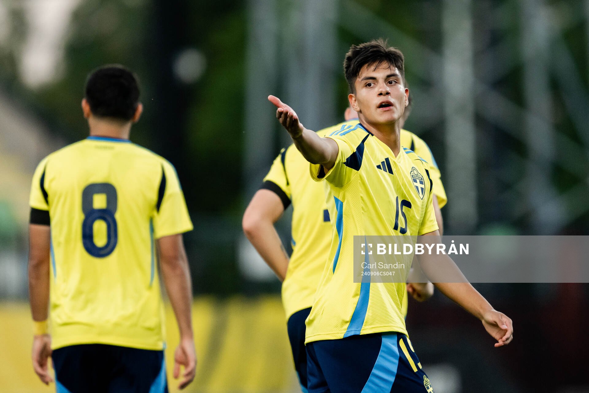 Matteo Perez Vinlöf of Sweden celebrates