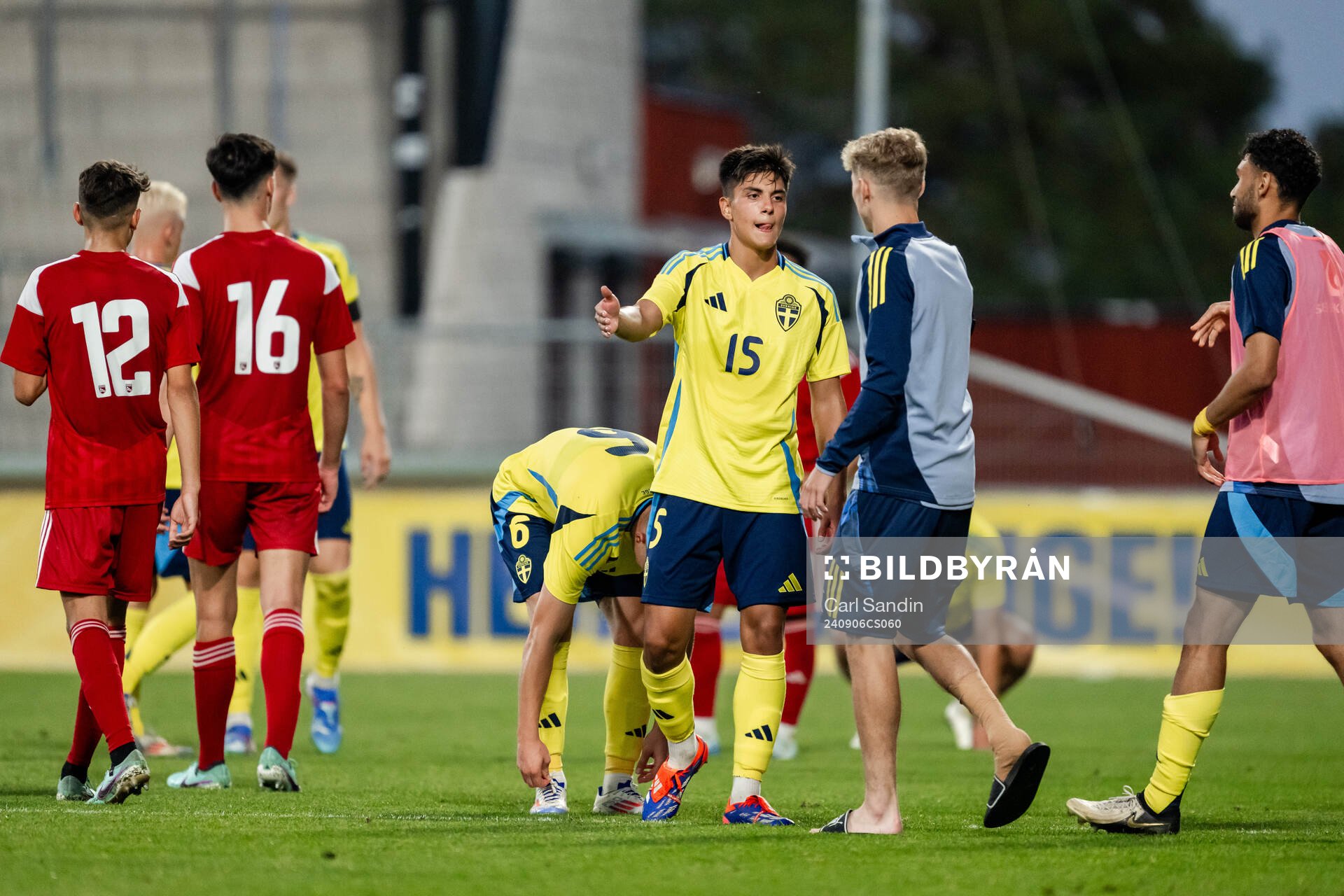 Matteo Perez Vinlöf of Sweden celebrates