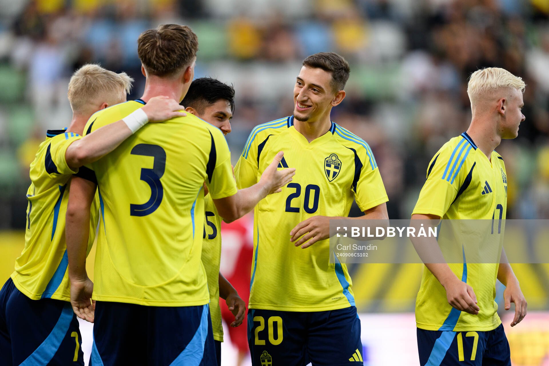 Jonas Rouhi of Sweden celebrates