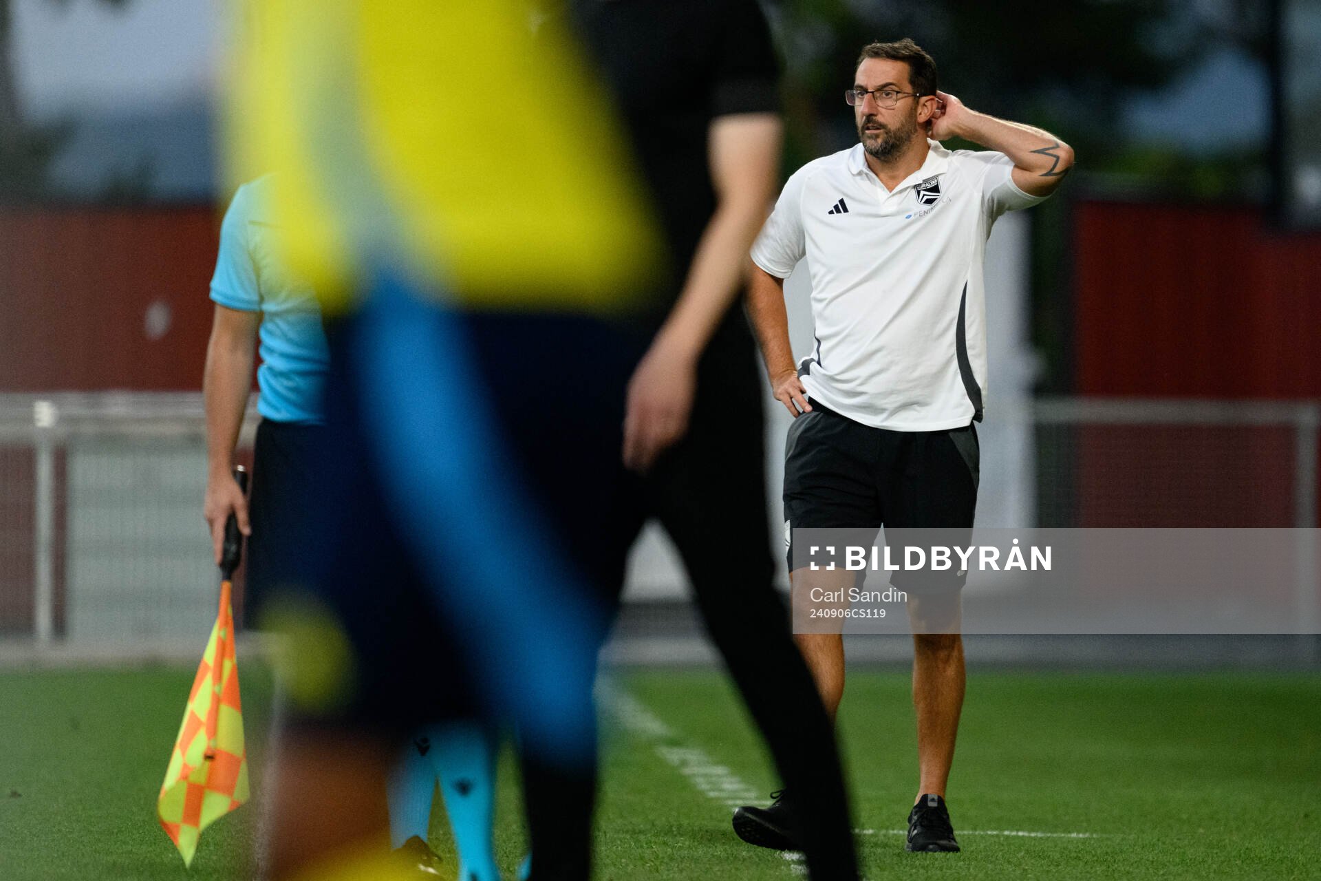 Head coach David Ochello of Gibraltar