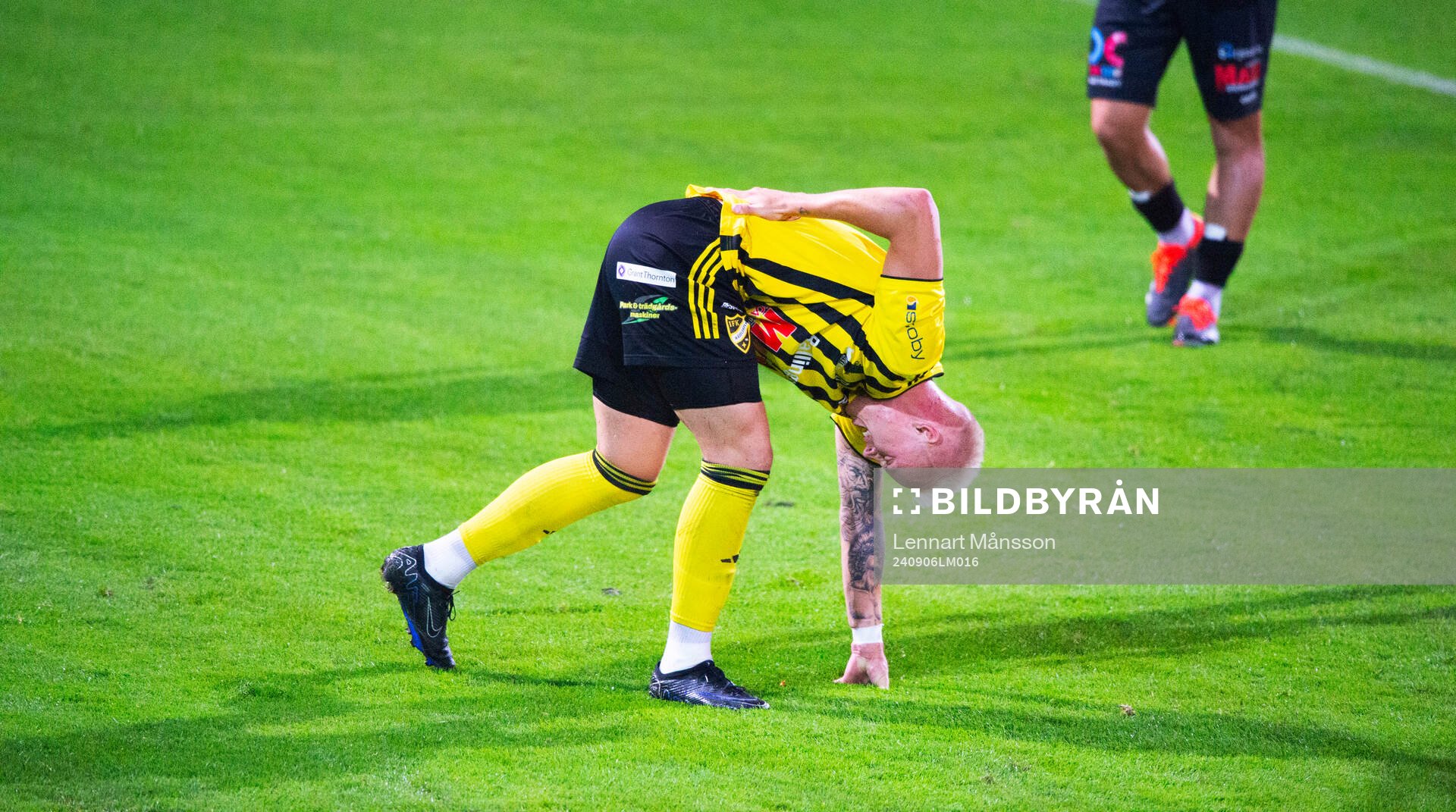 IFK Hässleholms Alexander Sjöström i matchen i division
