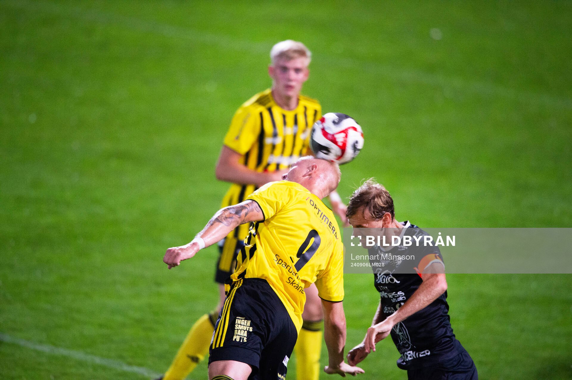 IFK Hässleholms Alexander Sjöström i matchen i division