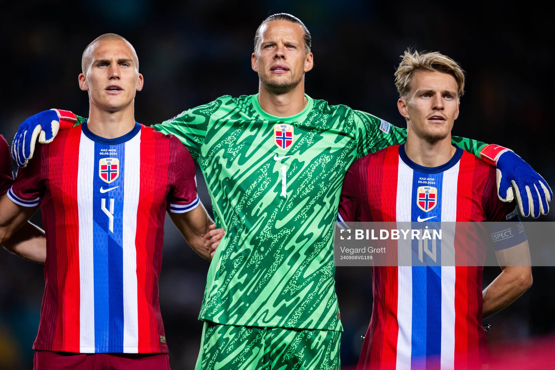 Leo Skiri Østigård, goalkeeper Ørjan Håskjold Nyland