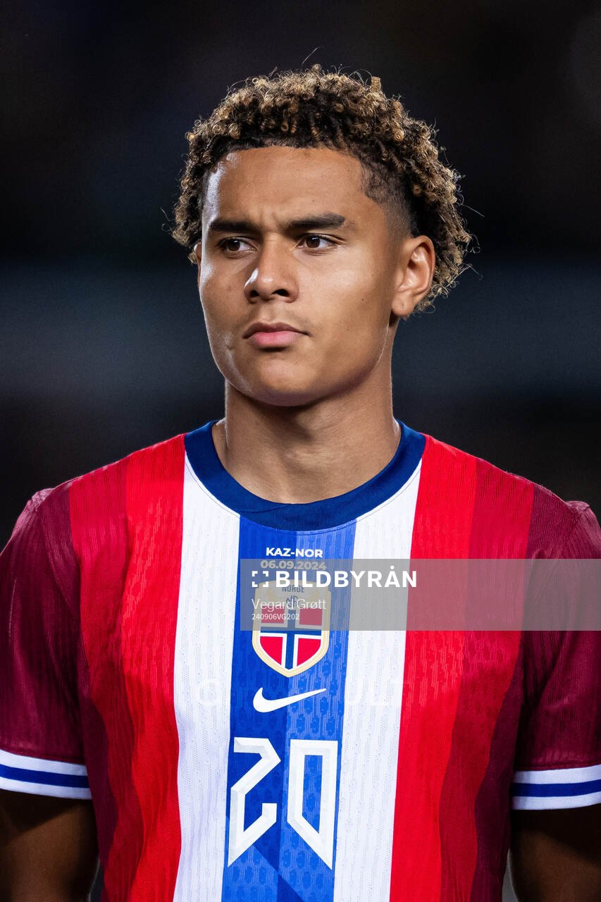 Antonio Nusa of Norway