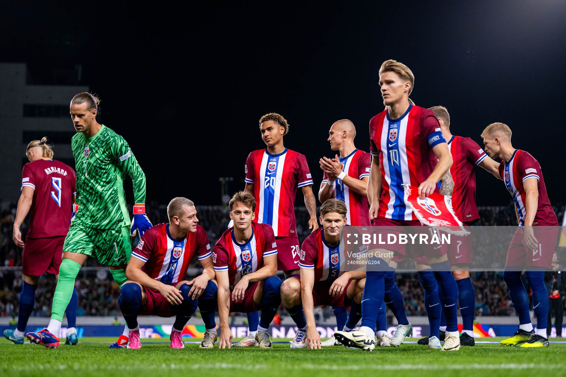 Goalkeeper Ørjan Håskjold Nyland, Julian Ryerson, Felix