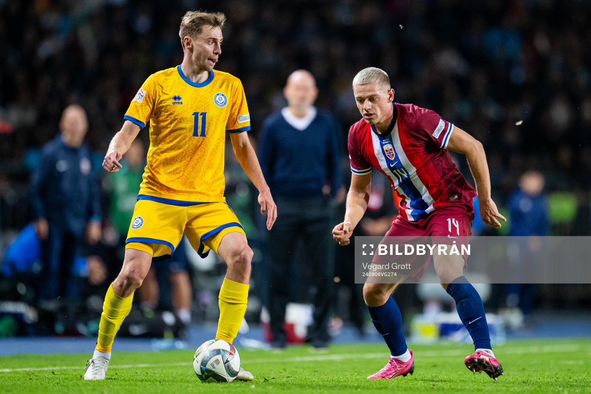 Yan Vorogovskiy of Kazakhstan and Julian Ryerson of Norway