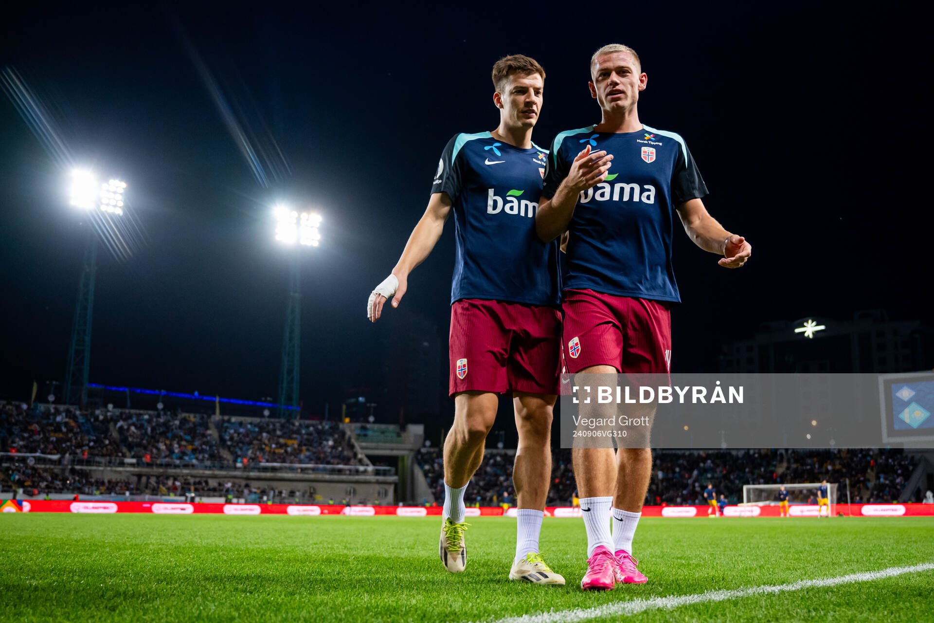 Jostein Gundersen and Julian Ryerson of Norway