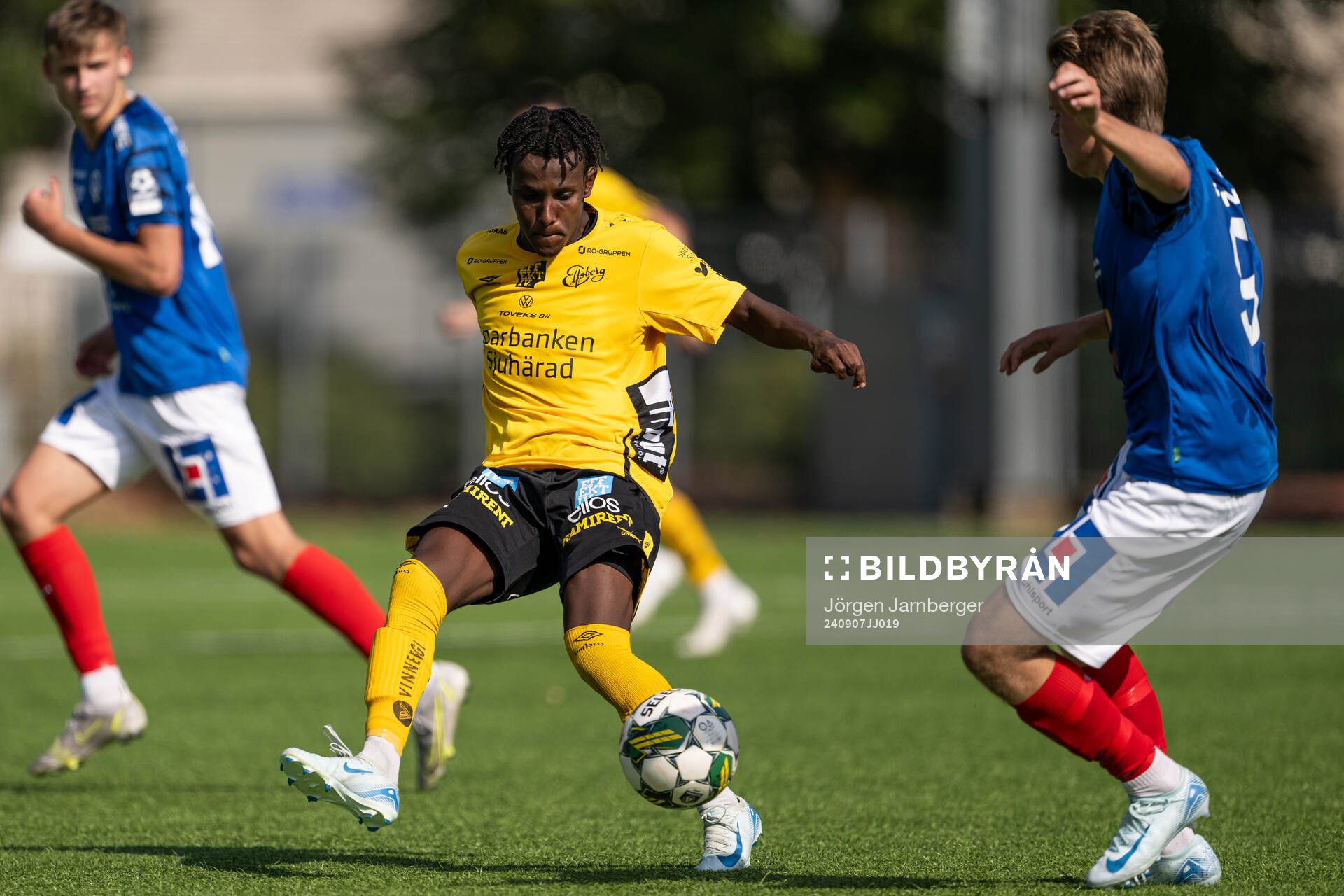 under fotbollsmatchen i P19 Superettan Södra mellan