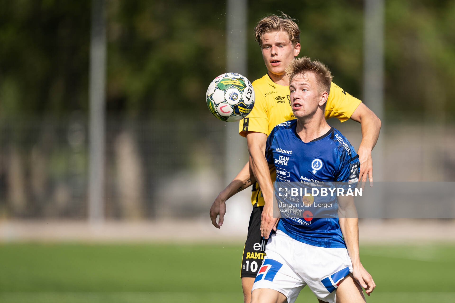 Elfsborgs Gottfrid Rapp och Åtvidabergs Malcolm Gyllström