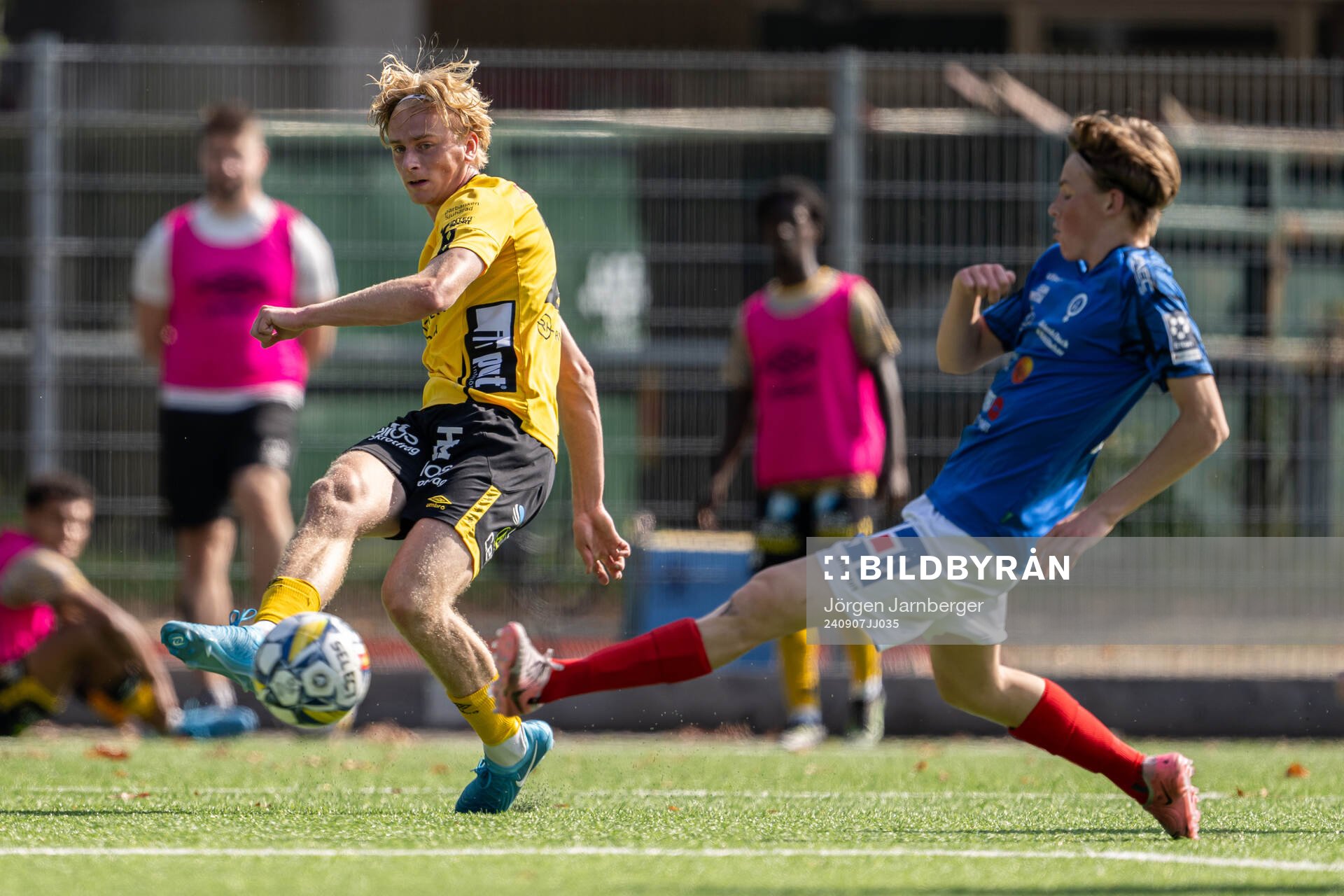 Elfsborgs Ludvig Richtner och Åtvidabergs Theo Jansson