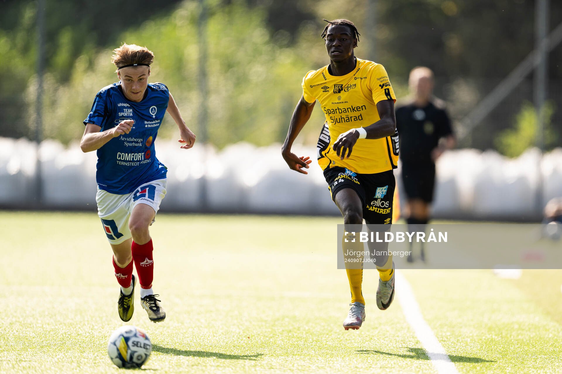 Åtvidabergs Adrian Petersson och Elfsborgs Mohammed Rufai