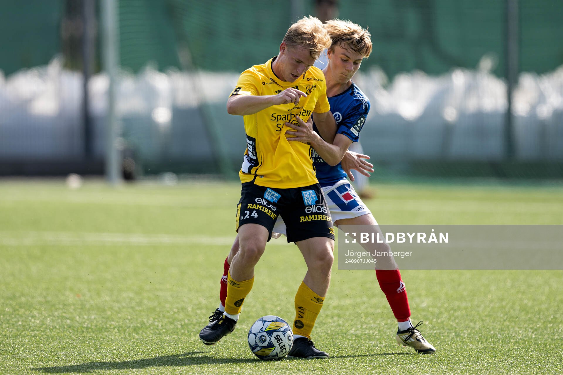 Elfsborgs Arvid Södeliden och Åtvidabergs Thor Grennäs