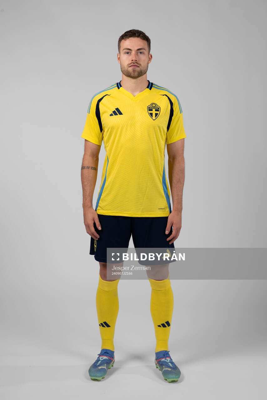Gabriel Gudmundsson of the Swedish men's football national