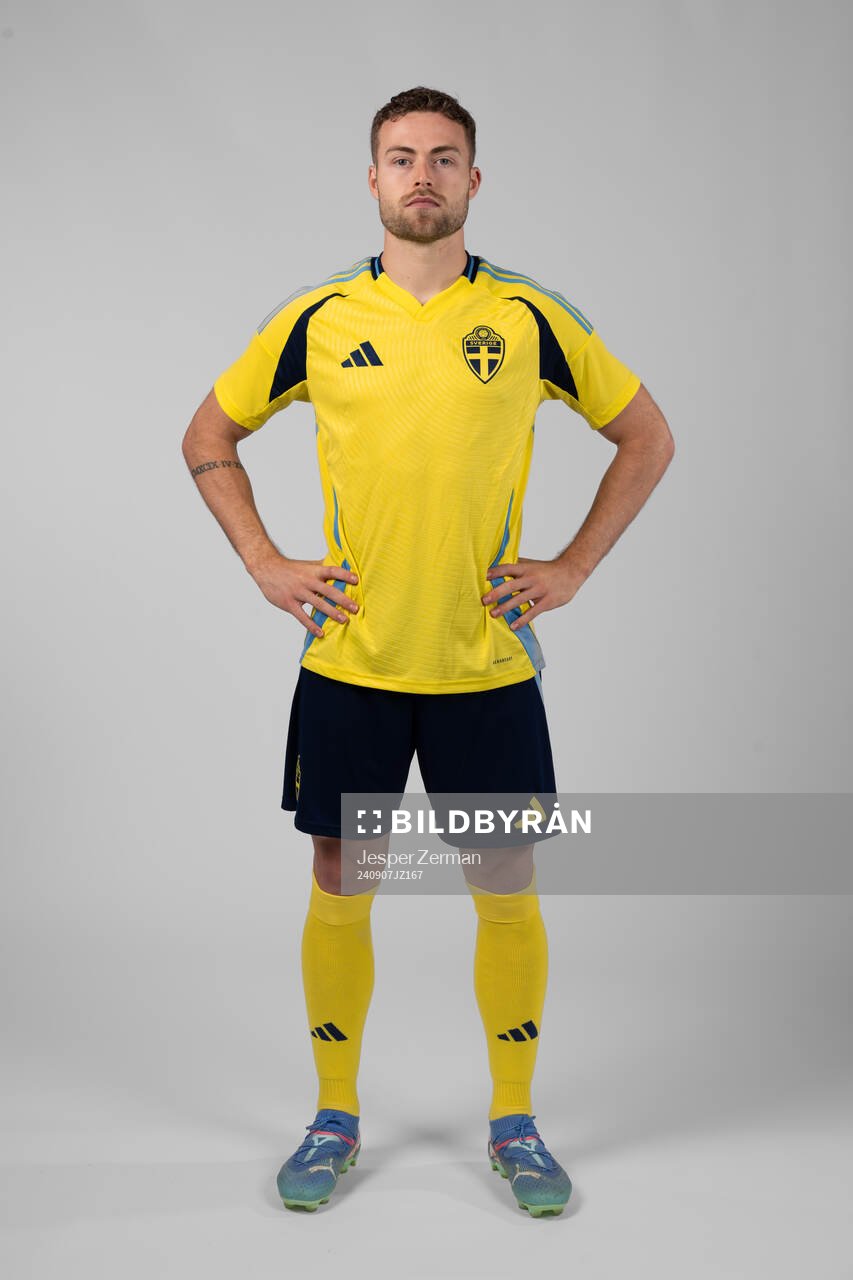 Gabriel Gudmundsson of the Swedish men's football national
