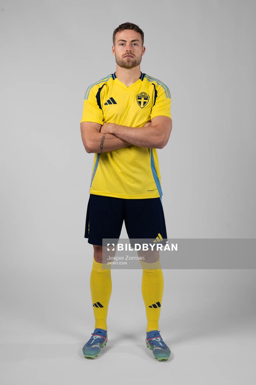Gabriel Gudmundsson of the Swedish men's football national
