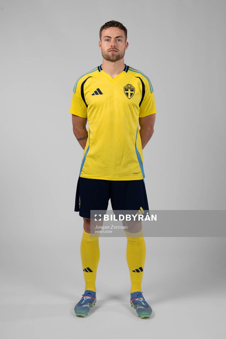 Gabriel Gudmundsson of the Swedish men's football national