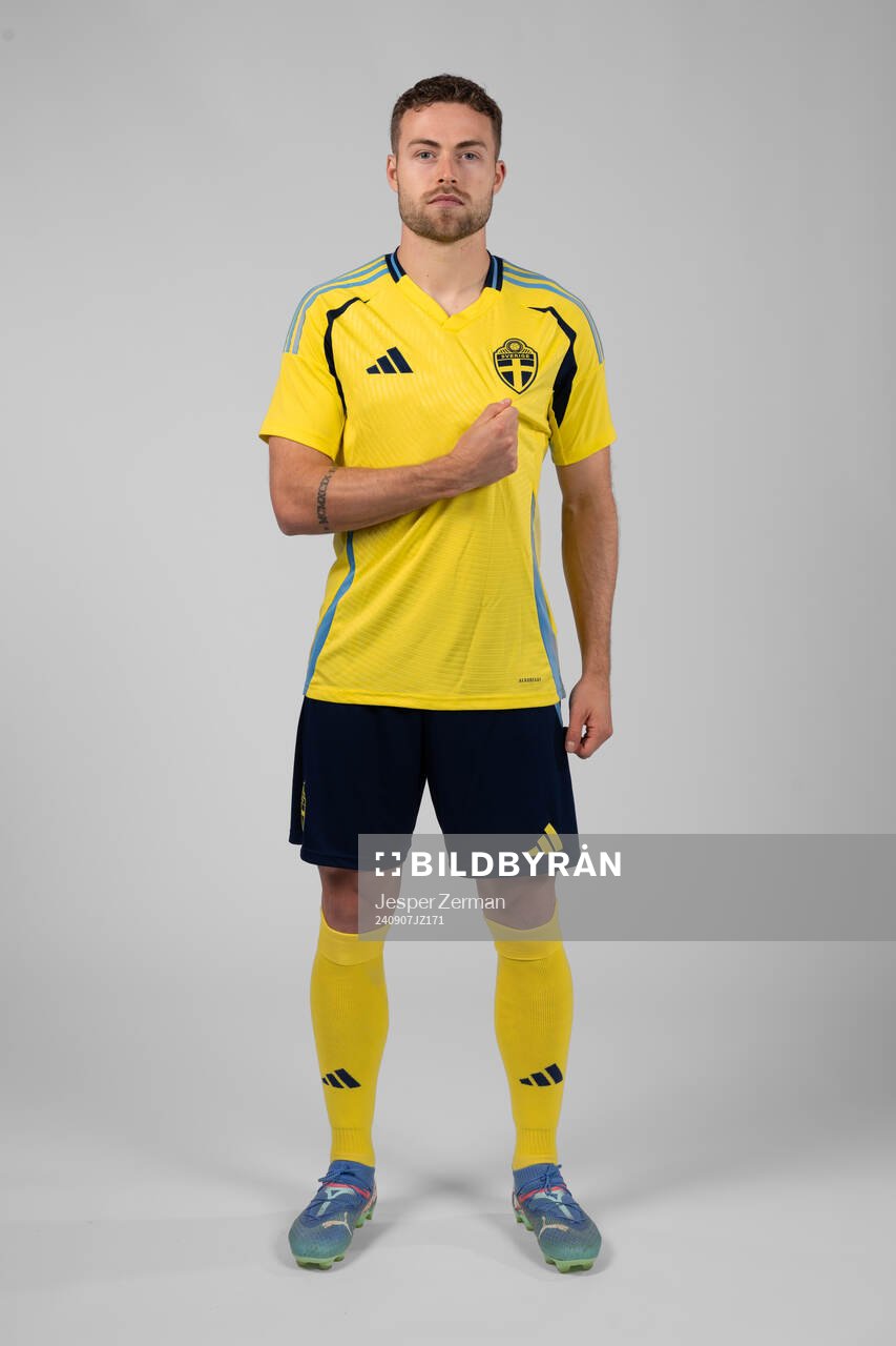 Gabriel Gudmundsson of the Swedish men's football national