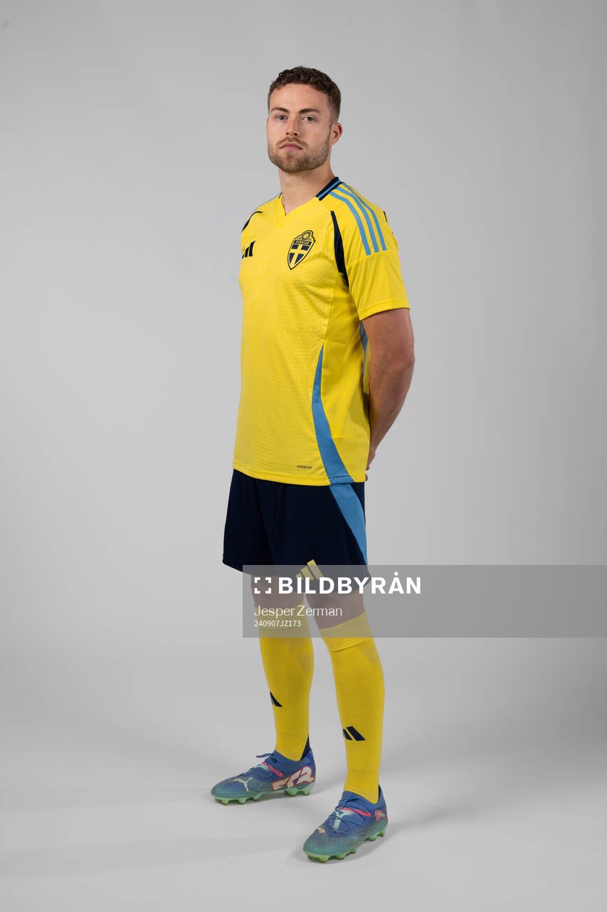 Gabriel Gudmundsson of the Swedish men's football national