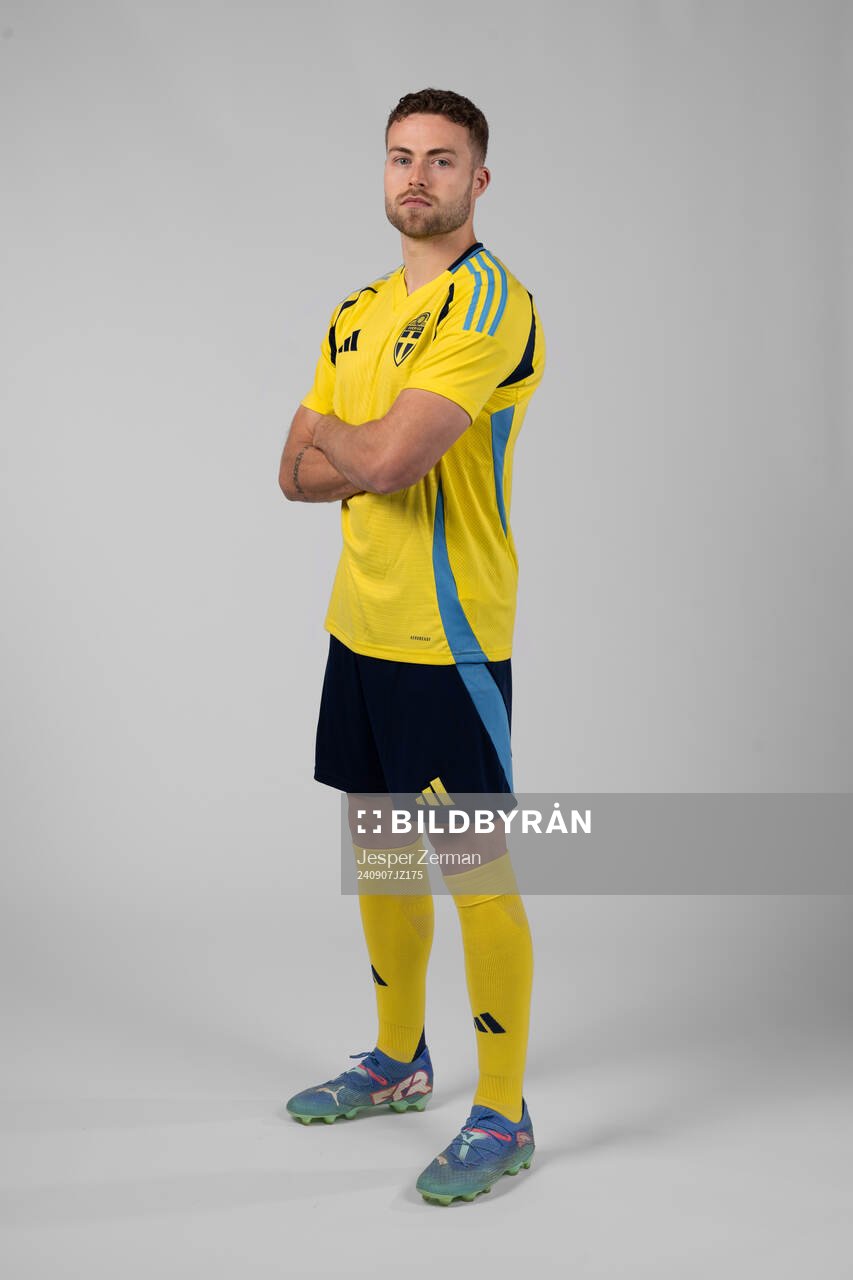 Gabriel Gudmundsson of the Swedish men's football national