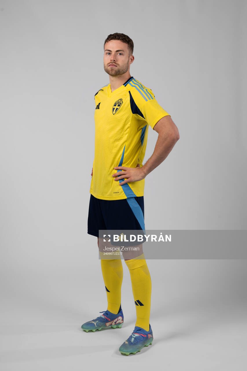 Gabriel Gudmundsson of the Swedish men's football national