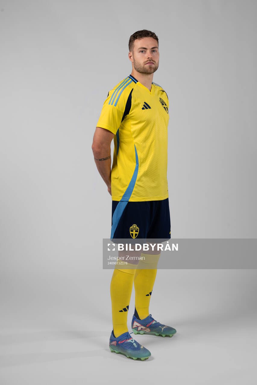 Gabriel Gudmundsson of the Swedish men's football national