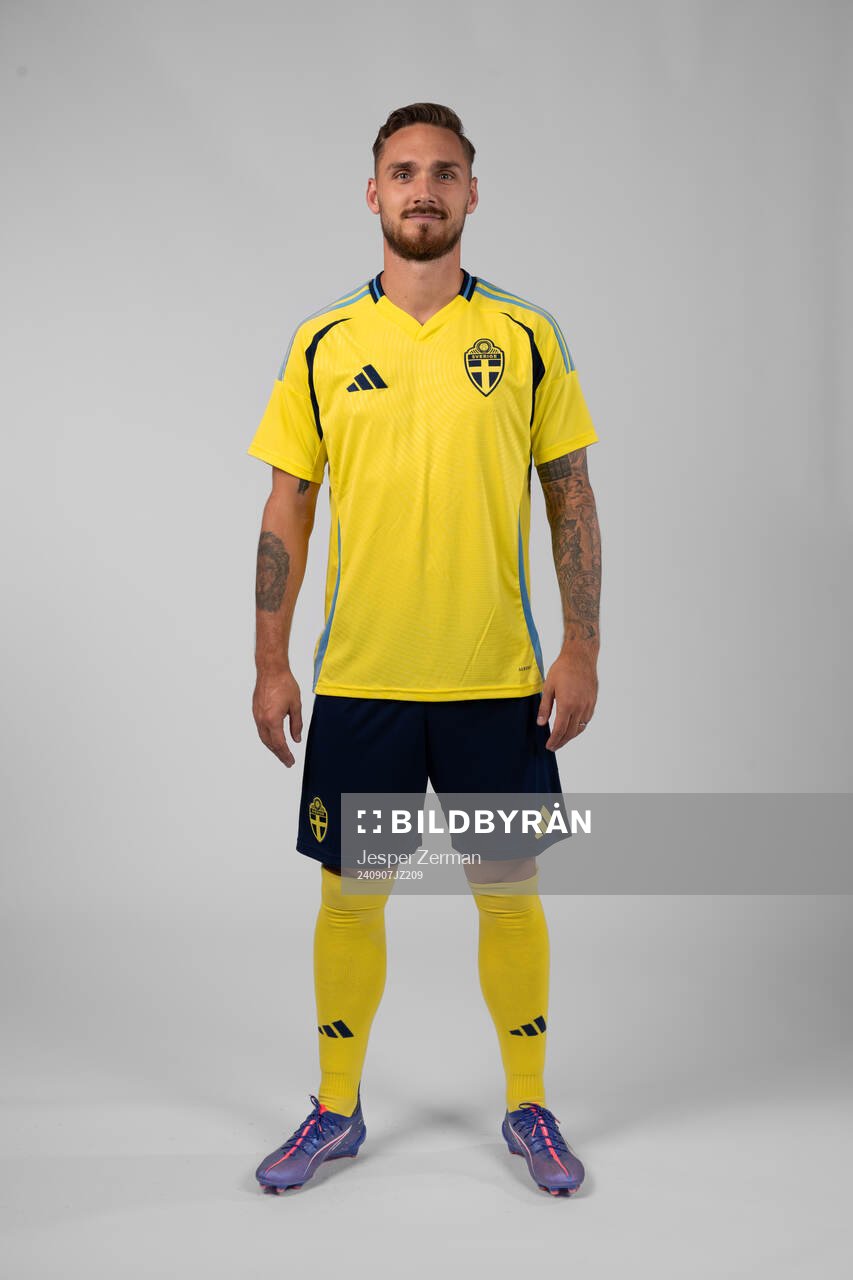 Linus Wahlqvist Egnell of the Swedish men's football