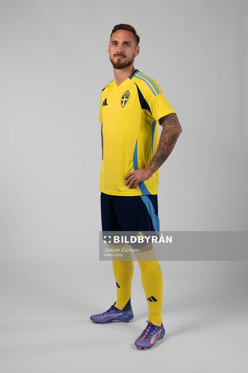 Linus Wahlqvist Egnell of the Swedish men's football