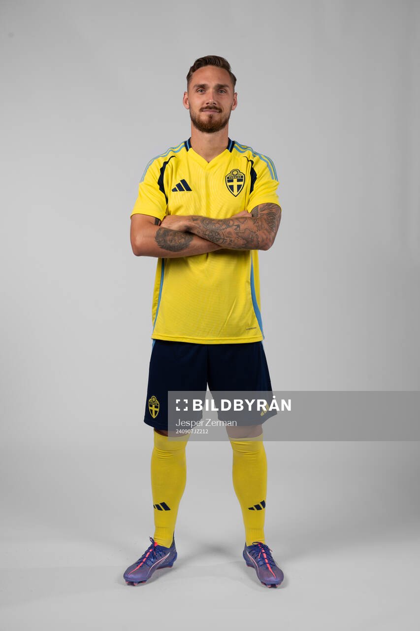 Linus Wahlqvist Egnell of the Swedish men's football